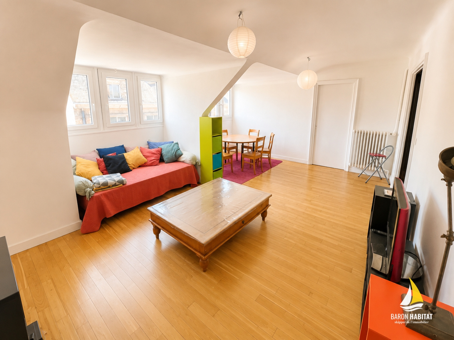 LOCATION MEUBLÉE - LORIENT CENTRE - Appartement - 78 m2 - 2 chambres   Dernier étage